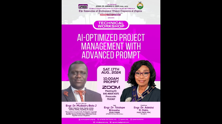   APWEN TECHNICAL WORKSHOP SERIES 1
