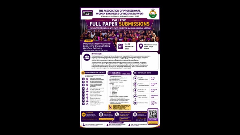  2026 APWEN INT'L CONFERENCE : CALL FOR FULL PAPER SUBMISSIIONS