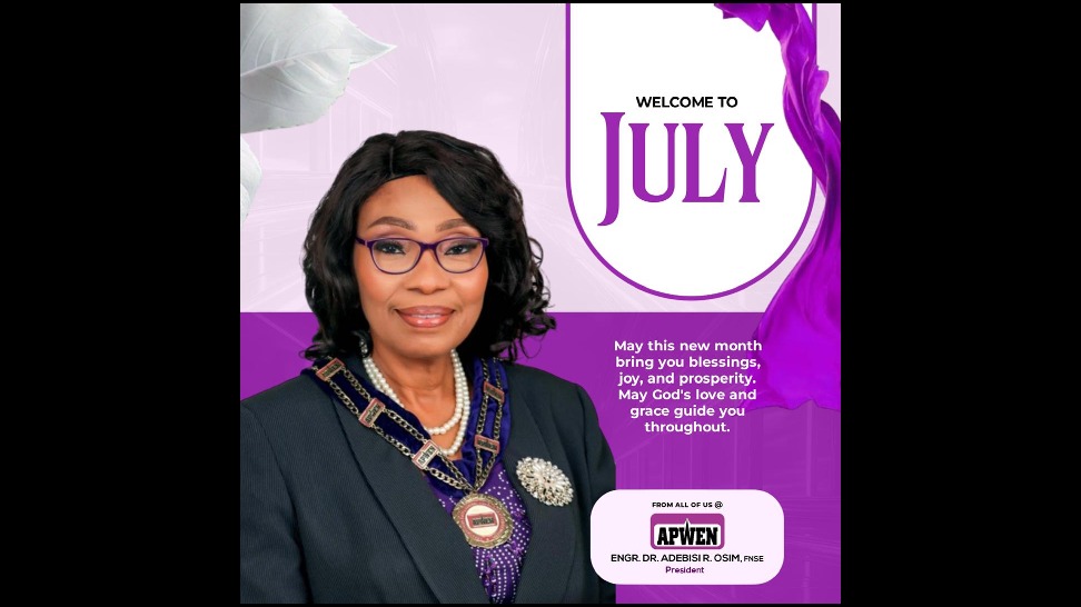  WELCOME TO JULY