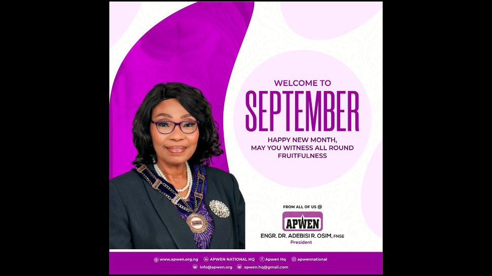  WELCOME TO SEPTEMBER 2024