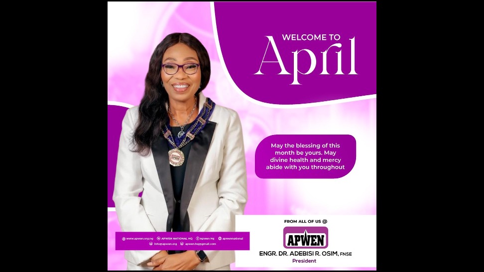  Welcome to the Month of APRIL